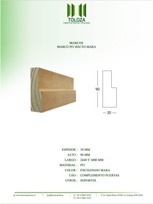 MARCO PFJ RECTO MARA